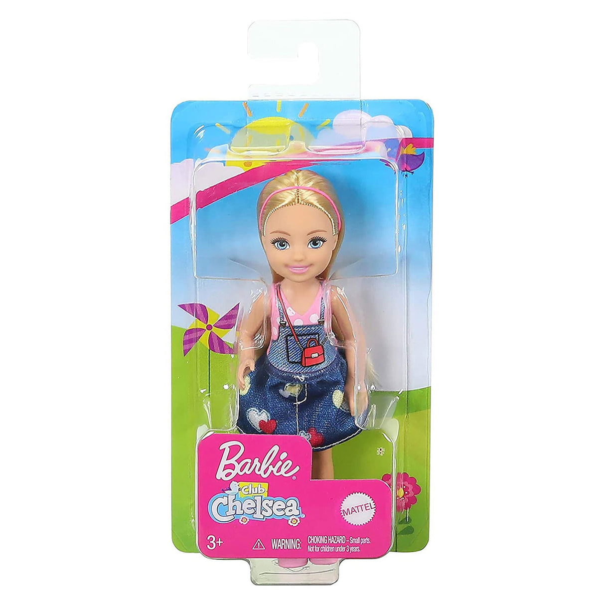 Barbie Club Chelsea Doll - Blonde Doll In Heart Theme