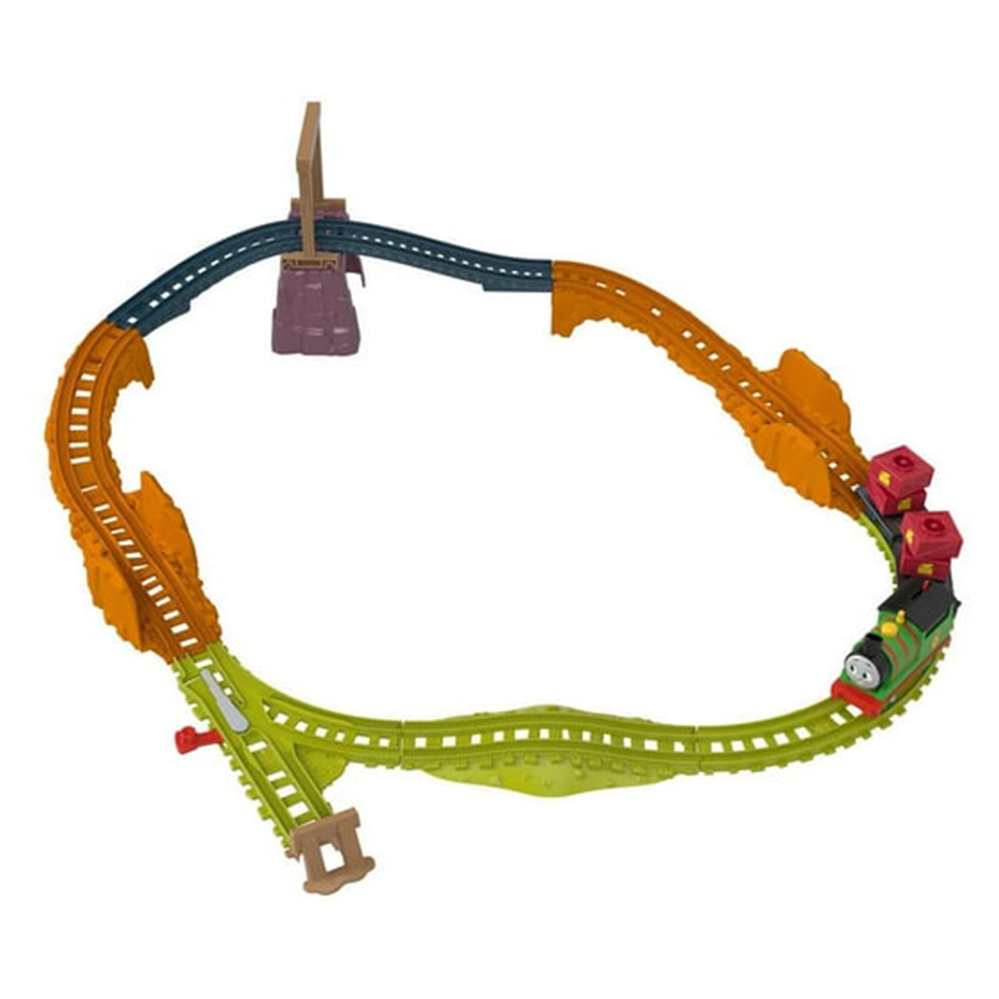 Thomas & Friends AEG Motorized Track Set Percy's Cargo Run