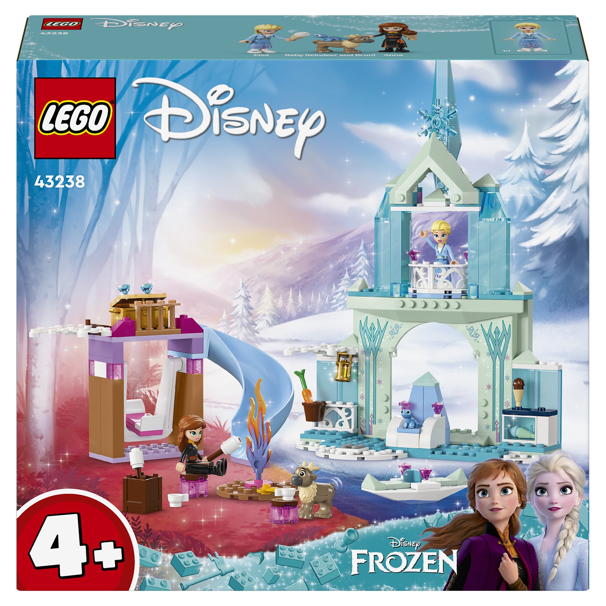 LEGO Disney Princess Elsa's Frozen Castle 43238, (163-pieces)