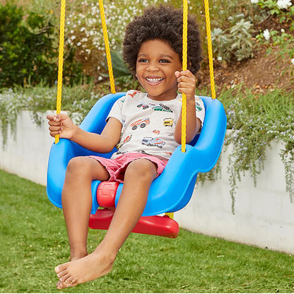 Little Tikes 2-in-1 Snug 'N Secure Swing, Blue