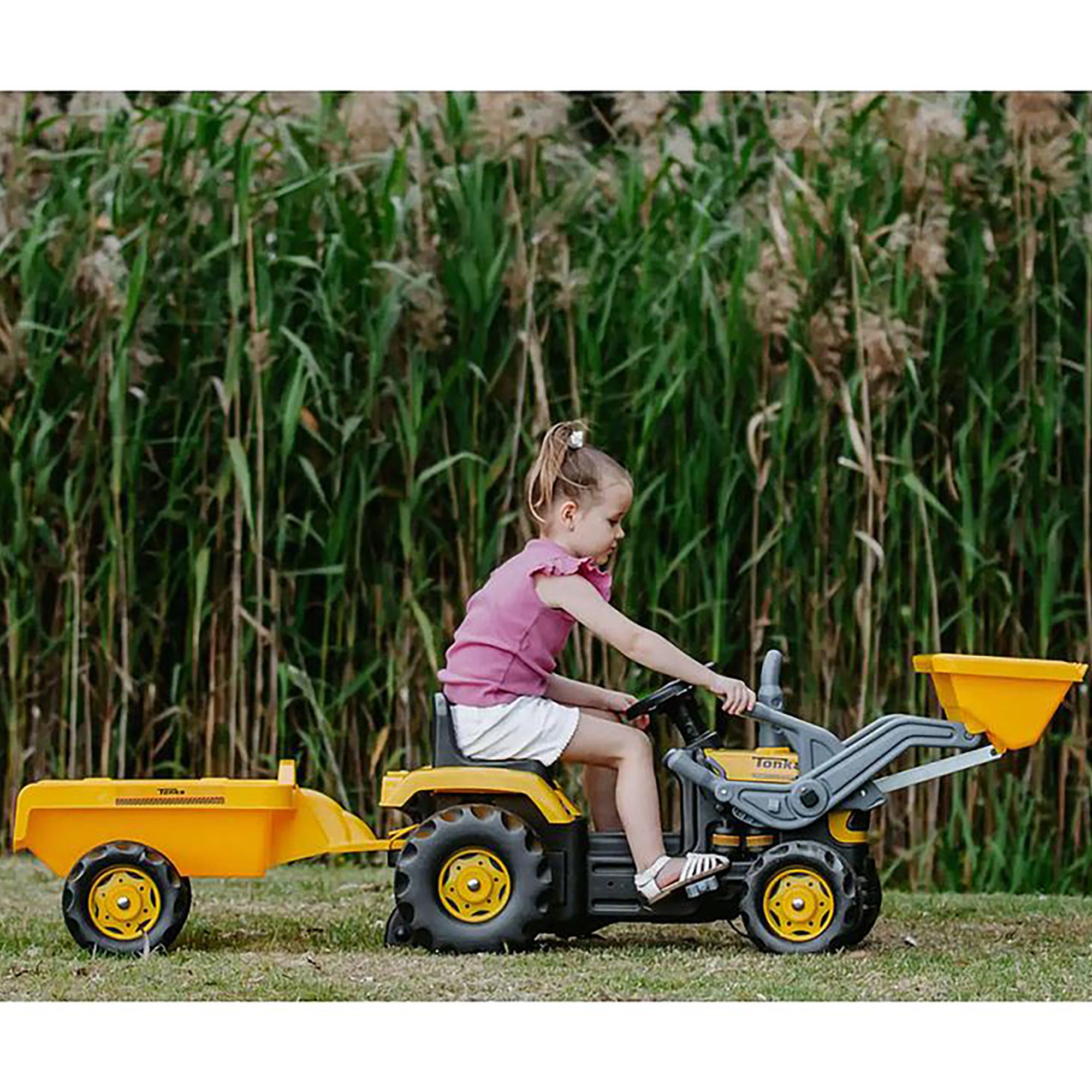 Tonka Kids Ride On Pedal Digger Excavator with Trailer ToysRUs Au Toys R Us Australia