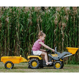 Tonka Kids Ride On Pedal Digger Excavator with Trailer
