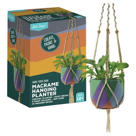 Art Star Make Your Own Macrame Hanging Plant Pot