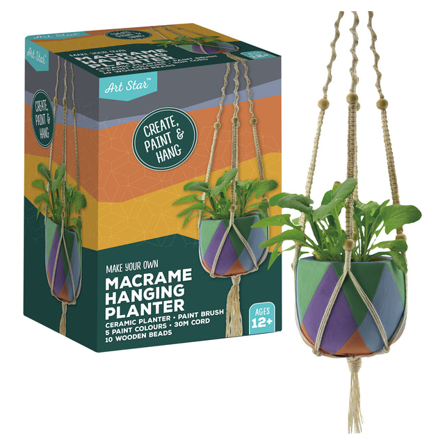 Art Star Make Your Own Macrame Hanging Plant Pot