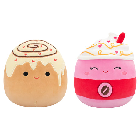 Squishmallows 7.5" Valentines Day Pairs Beata and Anita Plush