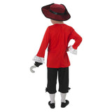 Rubies Captain Hook Child Costume, Red (3-4 years)