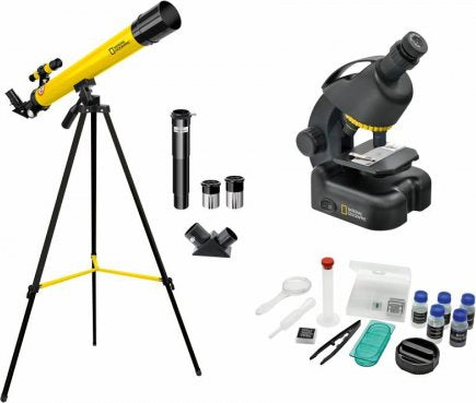 National Geographic 50/600 Telescope + 40x 640 x Microscope Set