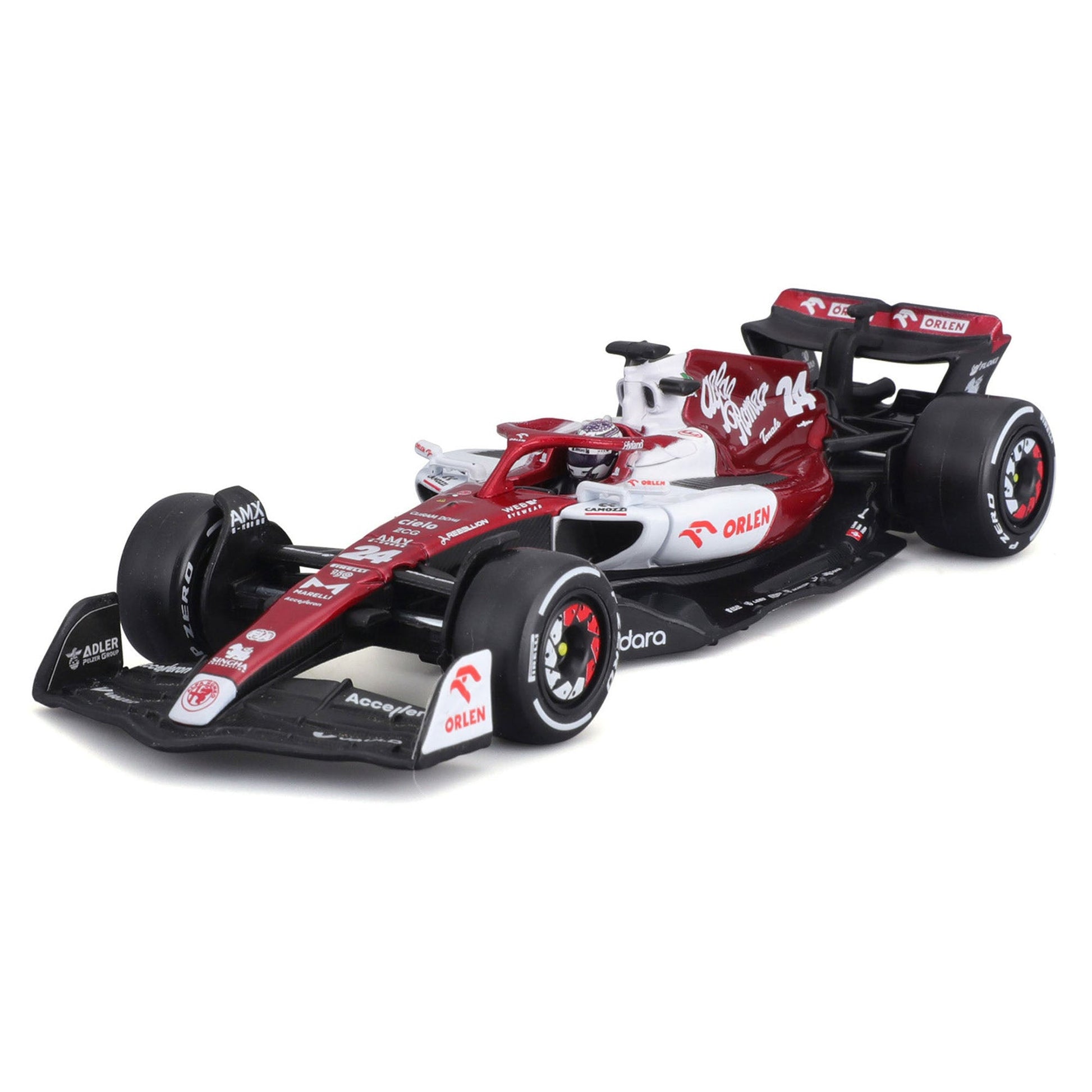 Bburago 1:43 2022 F-1 Alfa Romeo C42 #24 Zhou with Driver