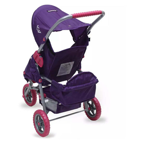 Valcobaby Mini Marathon Doll Stroller with Toddler Seat, Purple