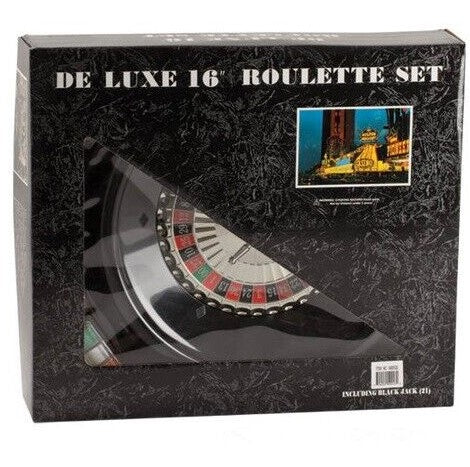 Roulette & Blackjack Deluxe set 16"