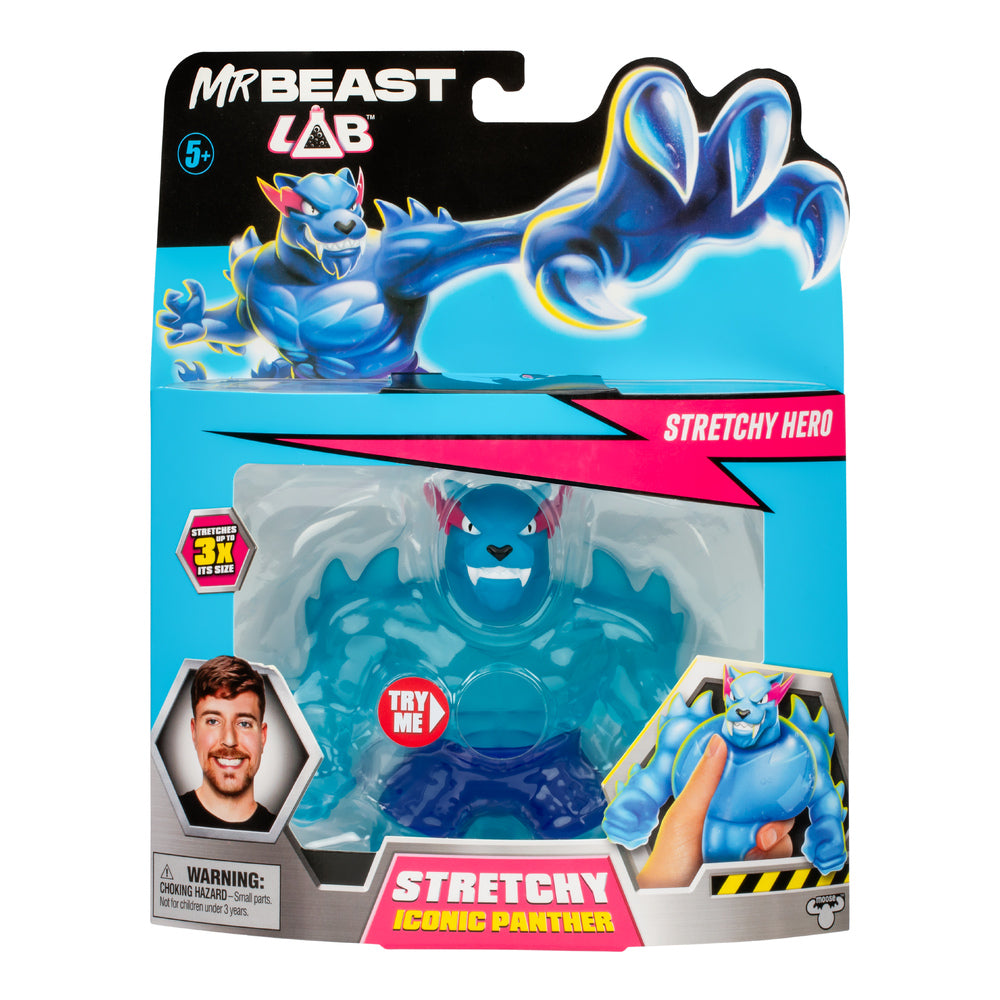 Mr Beast Lab W1 Stretchy Hero Iconic Panther Figure