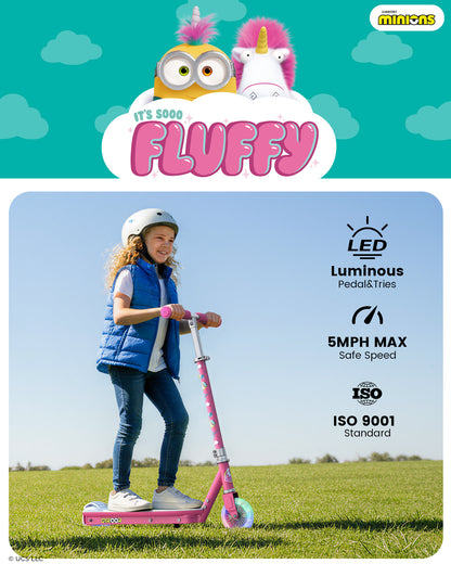 GYROOR Minions KS2 Electric Kids Scooter (Pink)
