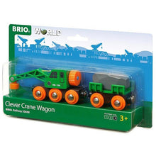 BRIO Clever Crane Wagon 4 Pieces