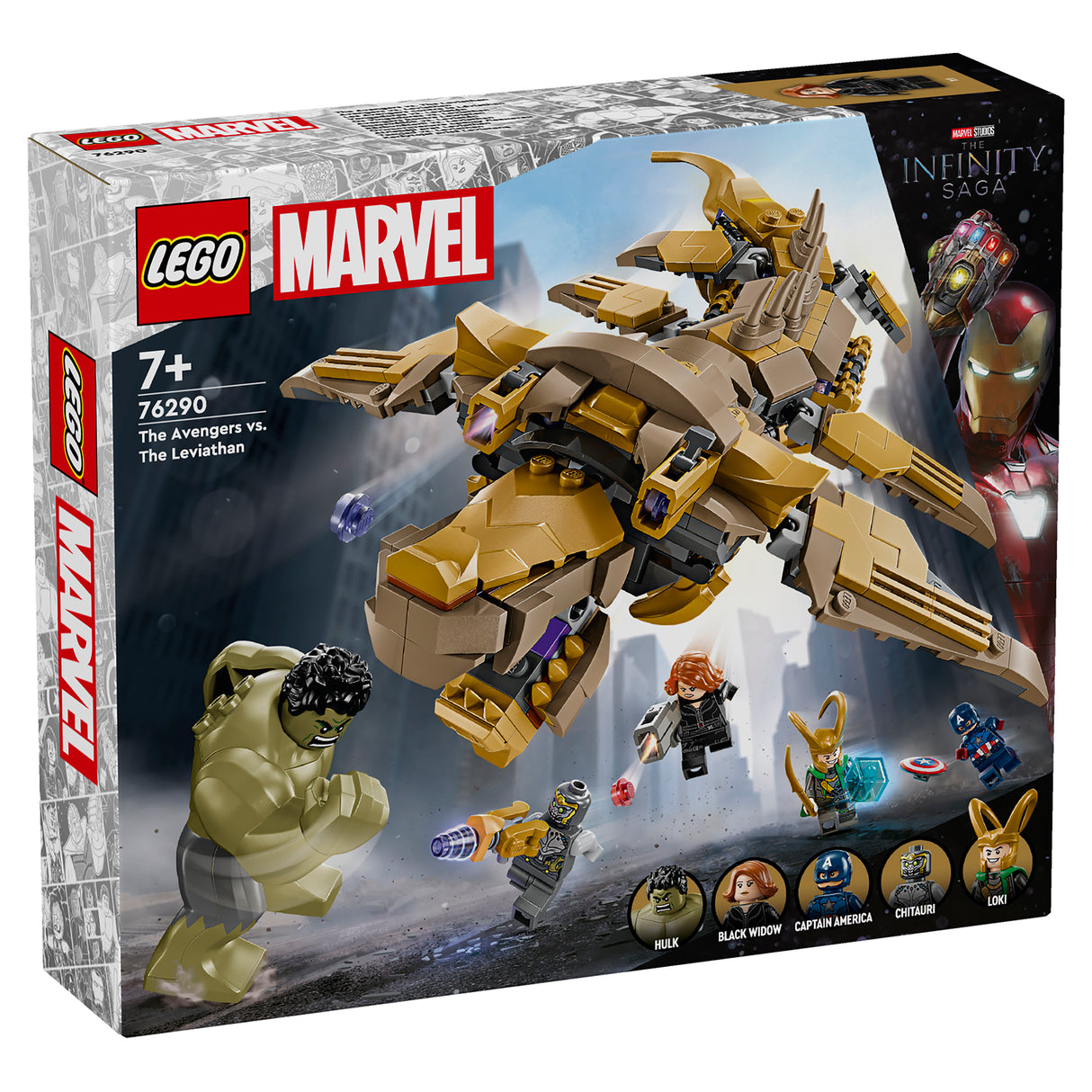 LEGO Marvel The Avengers vs. The Leviathan 76290, (347-pieces)