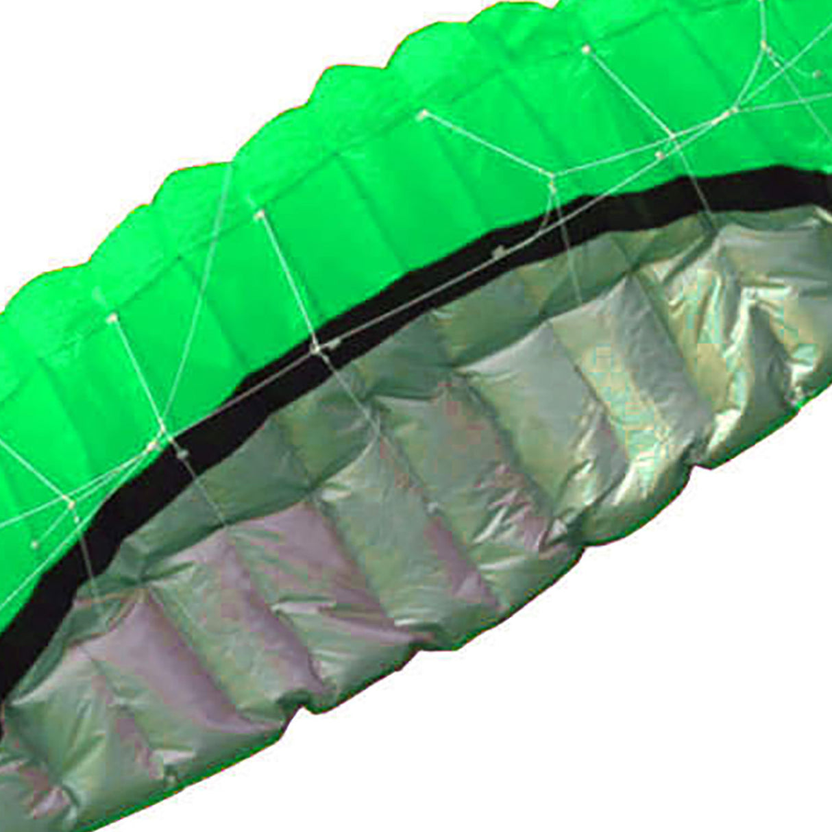 Dual Line Parafoil Power Kite Green (2.5 mtrs)