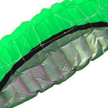 Dual Line Parafoil Power Kite Green (2.5 mtrs)