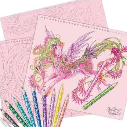 Nebulous Stars Large Creative Sketchbook - Forest - Lilyaz & Viviaz