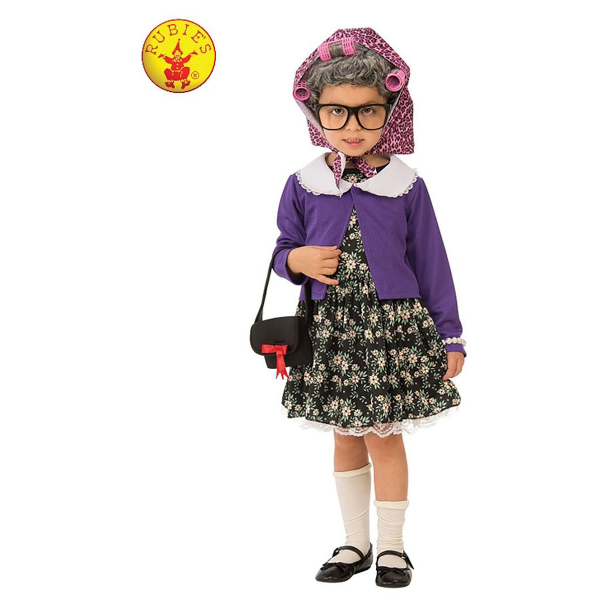 Rubies Little Old Lady Costume, Purple (3-4 years)