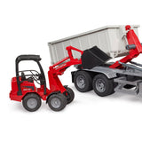 Bruder 1:16 MAN TGS Truck with Roll-off-container + Schaffer Compact Loader 2630