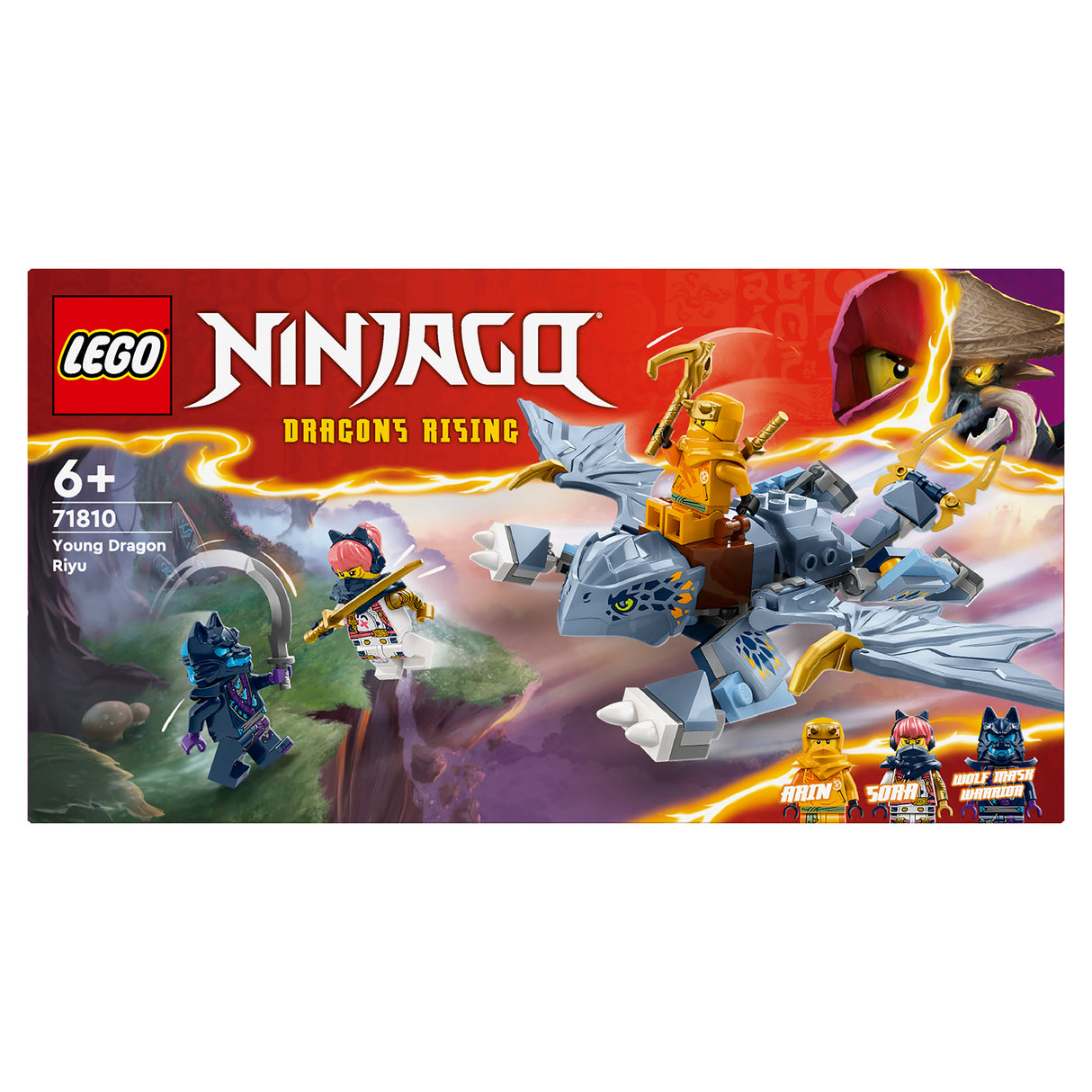 LEGO Ninjago Young Dragon Riyu 71810, (132-Pieces)