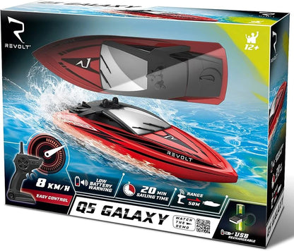 Revolt Radio Control 2.4Ghz Q5 Galaxy Speedboat with Dual Propellers