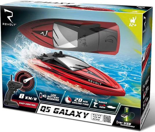Revolt Radio Control 2.4Ghz Q5 Galaxy Speedboat with Dual Propellers
