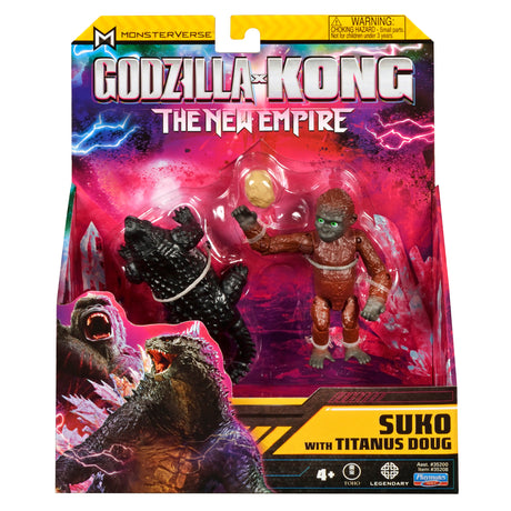 Godzilla x Kong Basic Figures Suko with Titanus Doug (6-inch)
