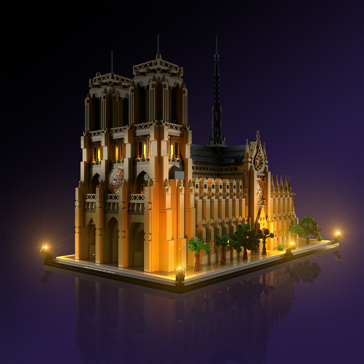 LMB 2.0 Light Kit for LEGO Notre-Dame de Paris #21061