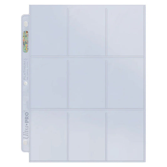 Ultra Pro Page 9 Pocket Hologram Platinum Page (Holds 2.5" X 3.5" Cards)