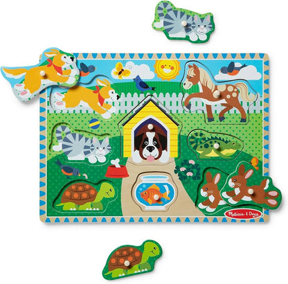 Melissa & Doug Pets Peg Puzzle