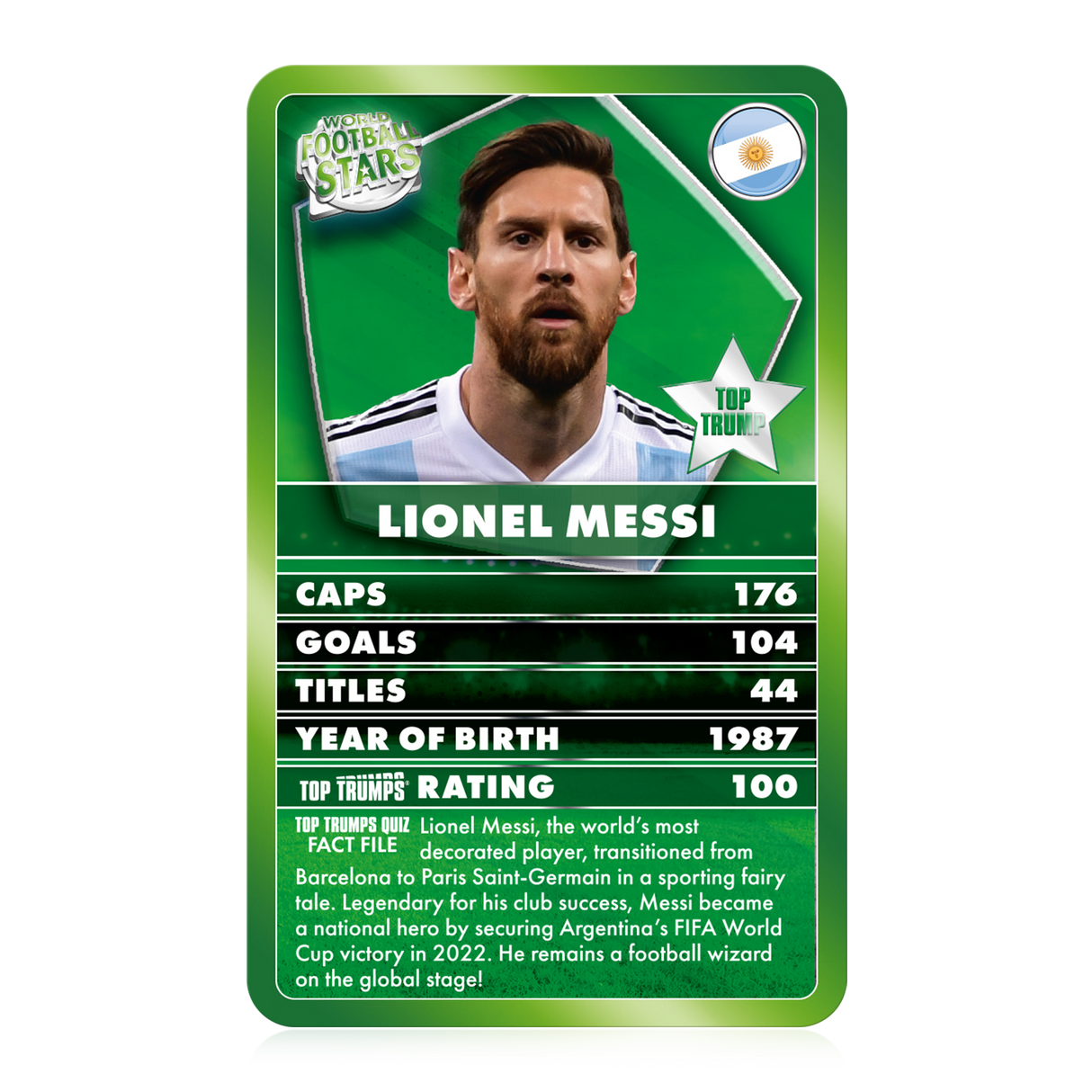 Top Trumps World Football Stars Card Game