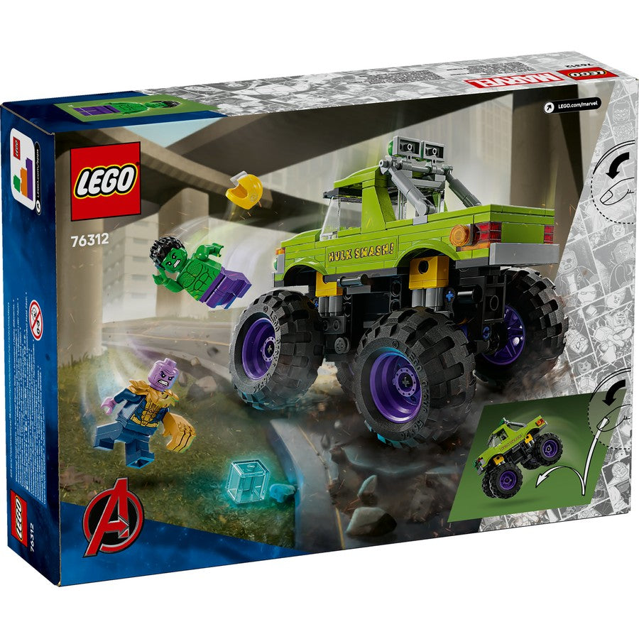 LEGO Marvel The Hulk Truck vs. Thanos 76312