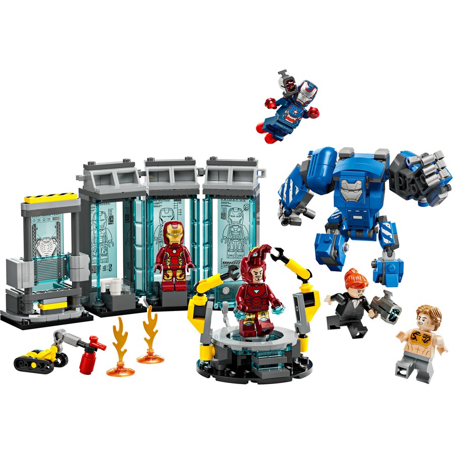 LEGO Marvel Iron Man’s Laboratory Hall of Armor 76315