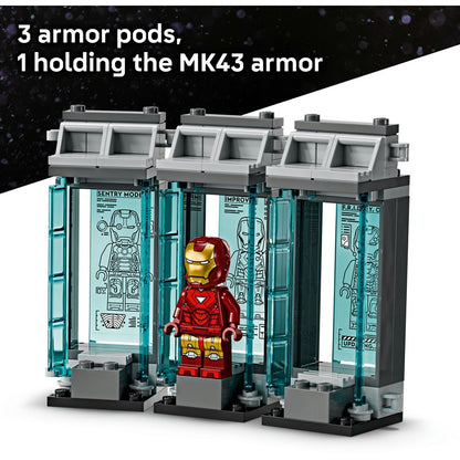 LEGO Marvel Iron Man’s Laboratory Hall of Armor 76315