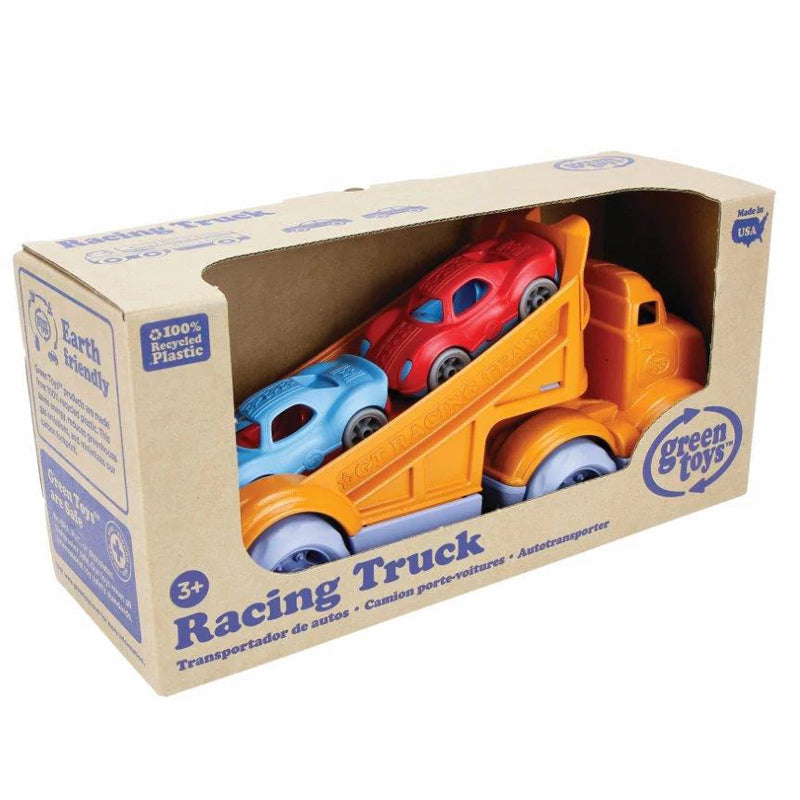 Green Toys Racing Play Truck with 2 Racers