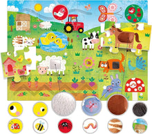 Montessori Tactile Puzzle Montessori Farm