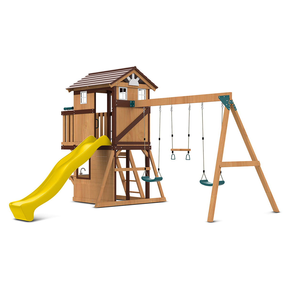 Lifespan Kids Darlington Play Centre Set with 2.2m Yellow Slide