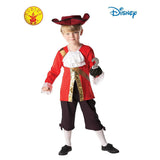 Rubies Captain Hook Child Costume, Red (3-4 years)