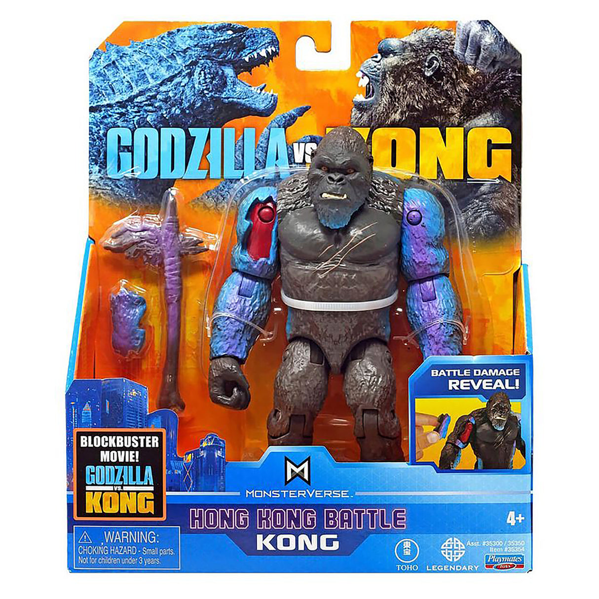 Monsterverse Godzilla vs. Kong Hong Kong Battle Kong Action Figure
