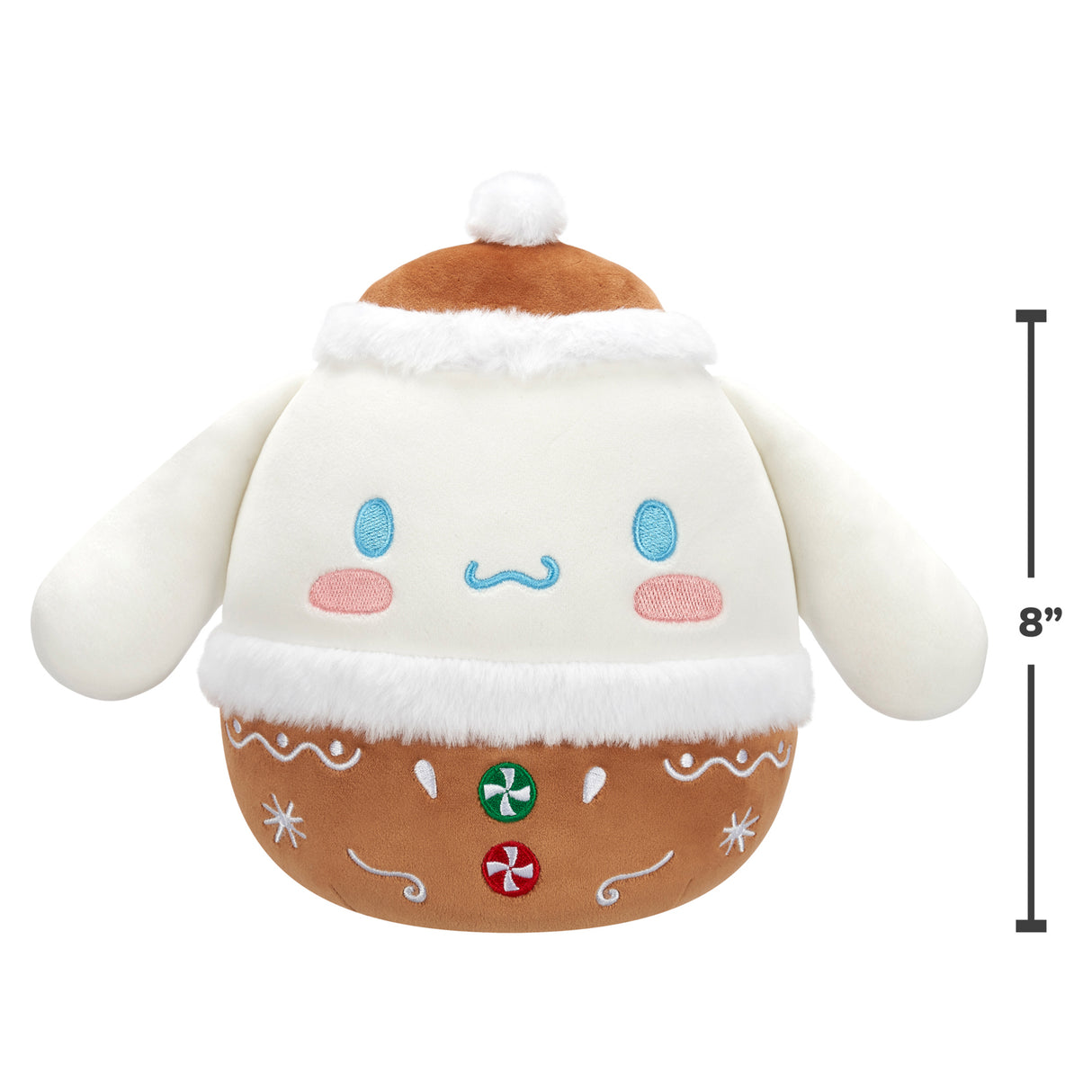 Squishmallows Hello Kitty Holiday Cinnamoroll 8"  Plush