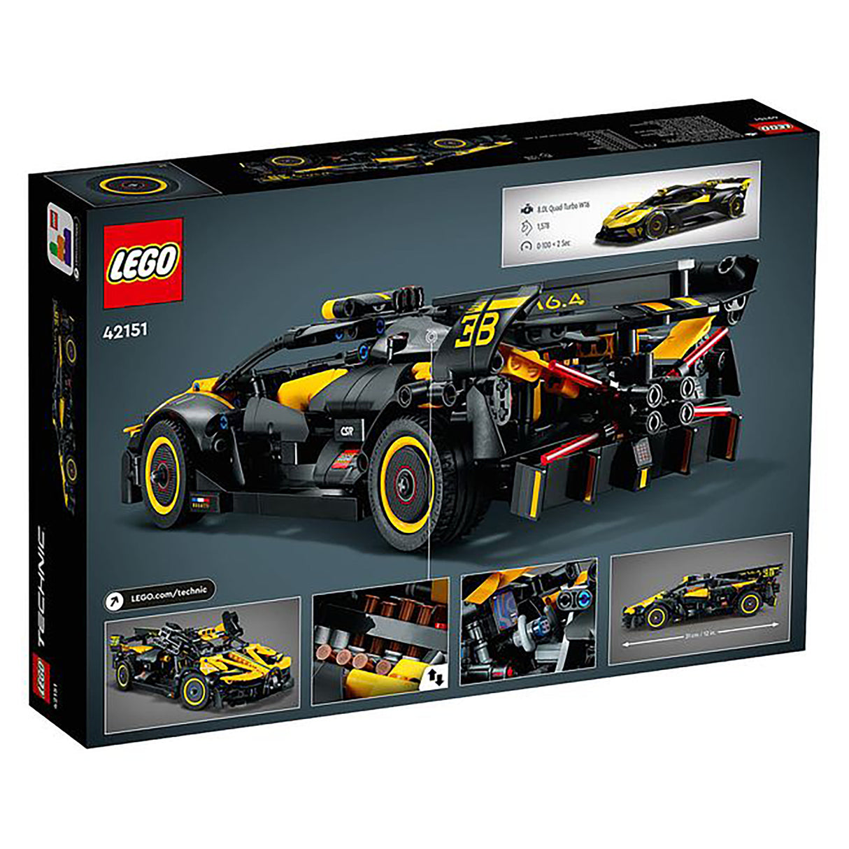 LEGO Technic Bugatti Bolide 42151 (905 pieces)