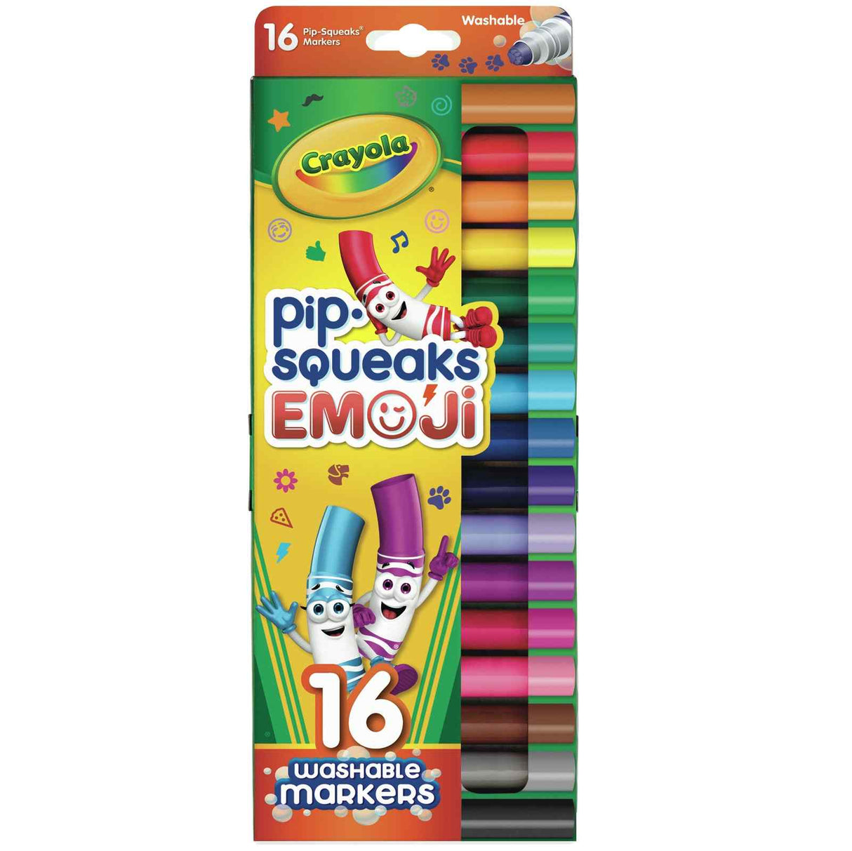 Crayola 16ct Pip-Squeaks Emoji Markers