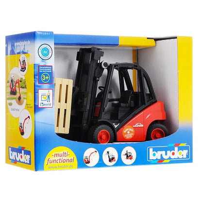 Bruder 1:16 Linde Fork Lift H30D with 2 Pallets Toy Truck