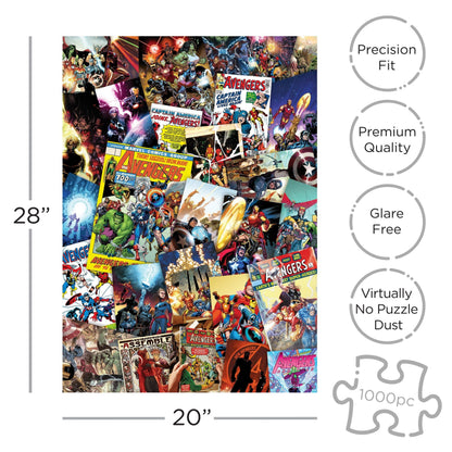 Marvel Avengers Collage 1000pc Puzzle