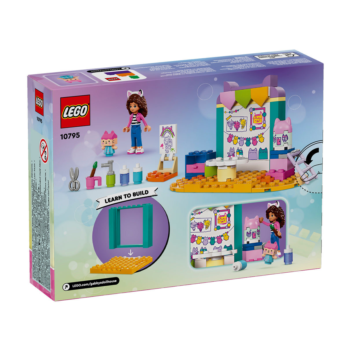 LEGO Gabby's Dollhouse Crafting with baby Box 10795