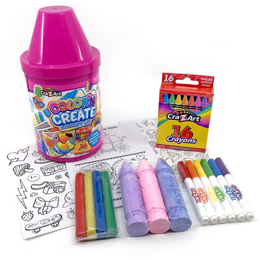 CRA-Z-ART Colour and Create Crayon Can