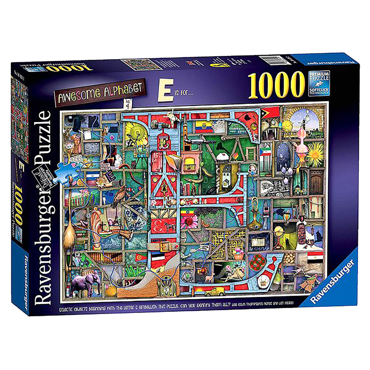 Ravensburger Colin Thompson Awesome Alphabet E Jigsaw Puzzle (1000 pieces)