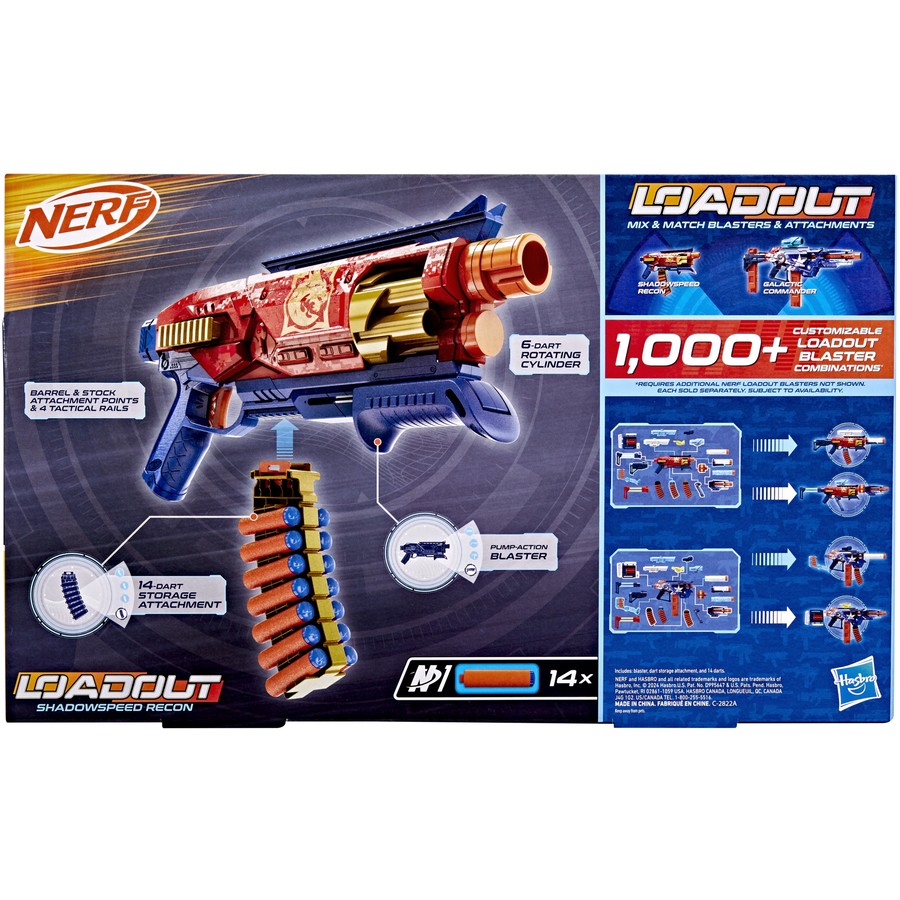 Nerf Loadout Shadowspeed Recon Blaster