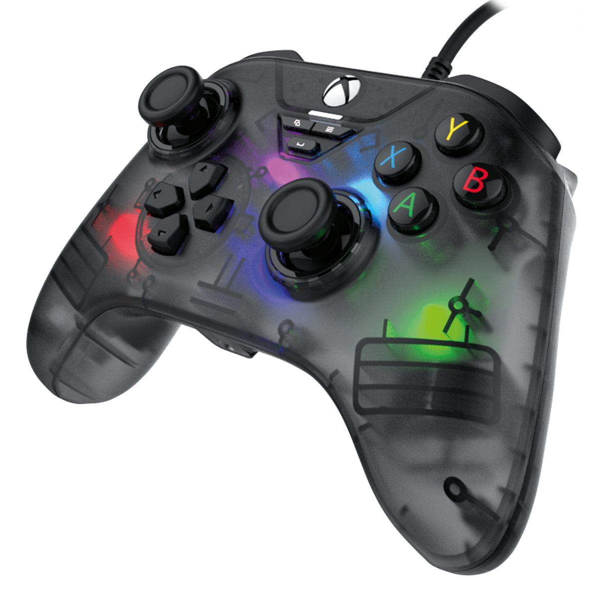 Snakebyte Gamepad Rgb X™ Smoke Grey