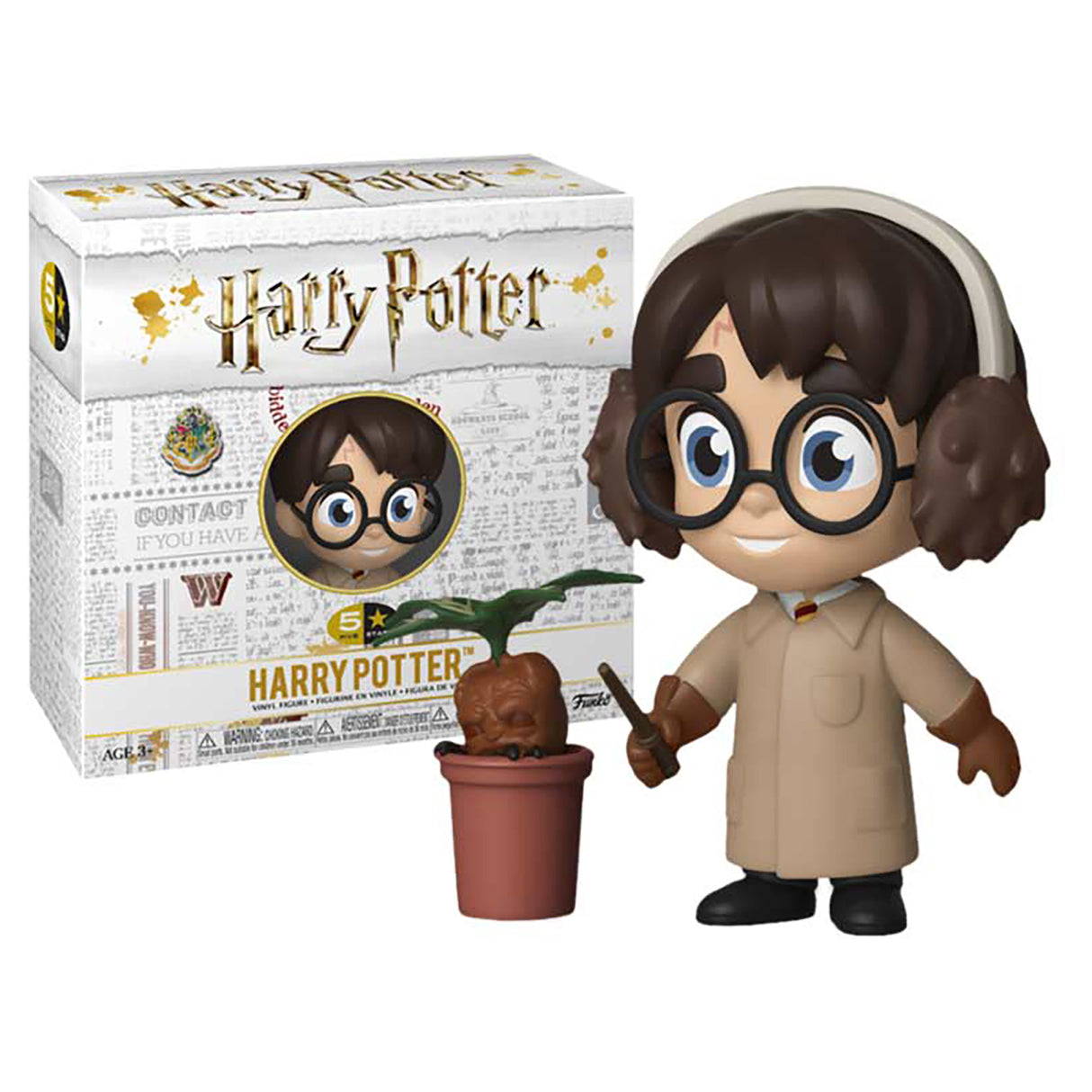 Funko Harry Potter - Harry in Herbology Outfit 5 Star Vinyl Figure (4 inches)
